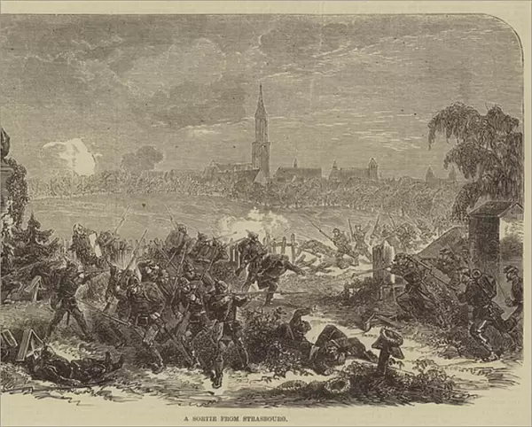 A Sortie from Strasbourg (engraving)
