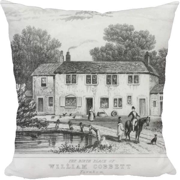 The Birth Place of William Cobbett, Farnham, Surrey (engraving)