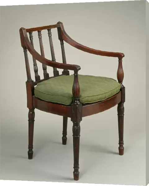 Armchair, 1805-15 (mahogany, cane)