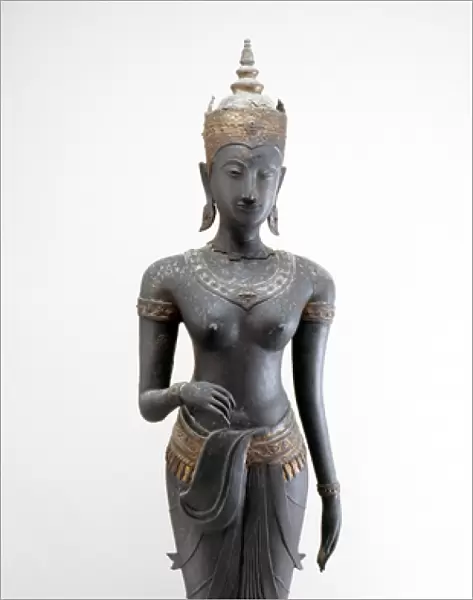 Standing Uma, Sukhothai style (gilded bronze)