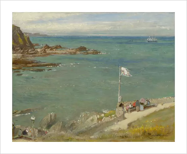 The Bristol Channel from Ilfracombe, 1890s (oil on panel)