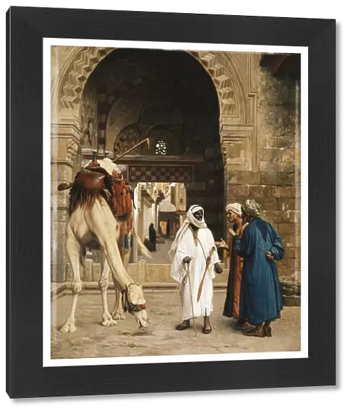 A Dispute Among Arabs; Dispute d Arabes, 1872 (oil on panel)