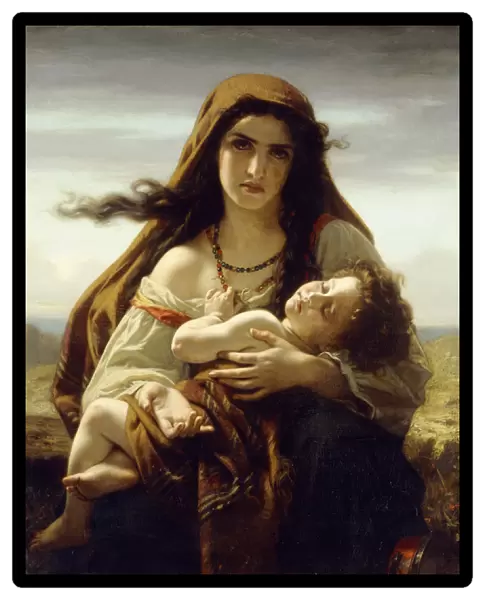 Mother and Child, 1870 (oil on canvas)