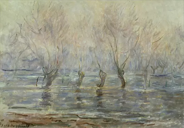 Flood in Giverny; L Inondation a Giverny, c. 1896 (oil on canvas)
