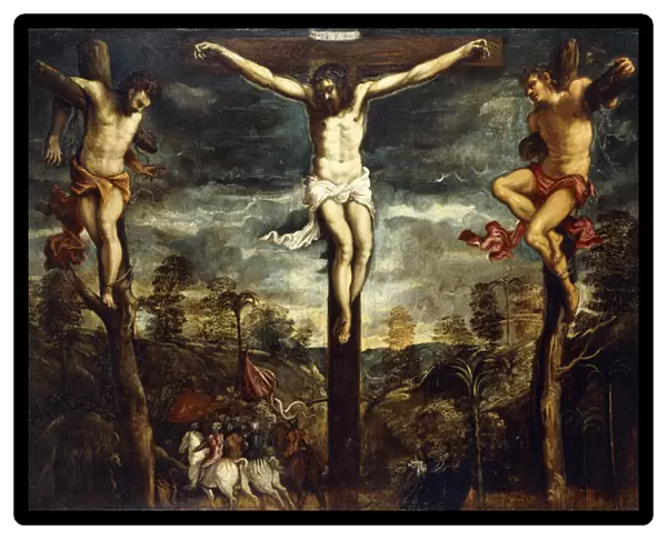 The Crucifixion, 1554-55 (oil on canvas)