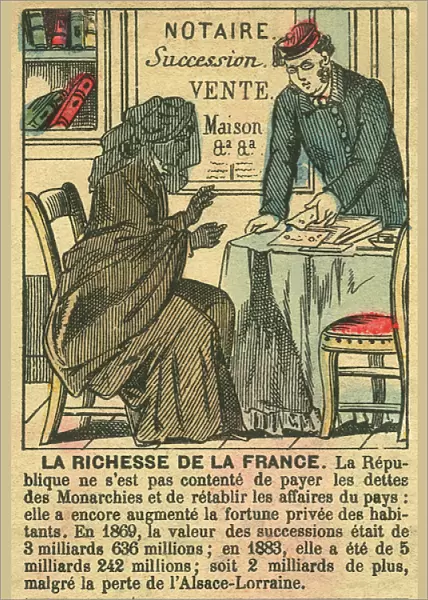 La Riche de la France, illustrating the benefits of the Third Republic on the personal