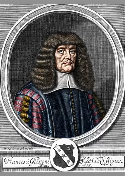 Portrait of Francis Glisson (1599-1677) British physician, anatomist