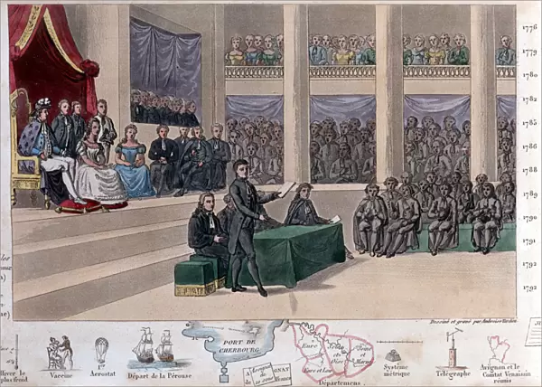 Louis XVI (1754-1793) at the Assembllee des Notable, Convocation of the States General