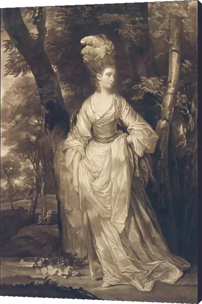 Elizabeth, Duchess of Hamilton, Brandon and Argyll, after C. Read, 1770 (mezzotint)