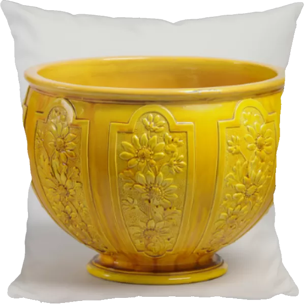 Jardiniere or flower pot, Burmantofts Pottery, c. 1890-99 (ceramic)