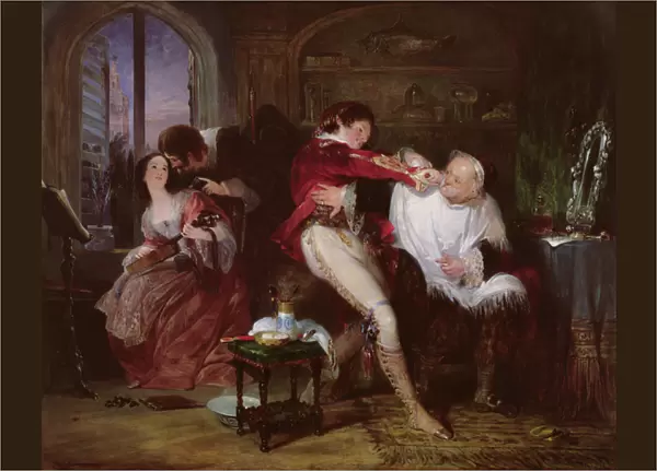 In the House of Dr. Bartolo, a scene from Beaumarchais comedy