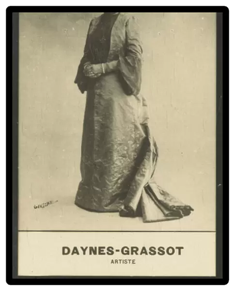 Brigitte-Corinne Daynes-Grassot, Artiste, 1850 (b  /  w photo)