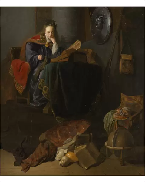 Minerva, 1630 (oil on panel)