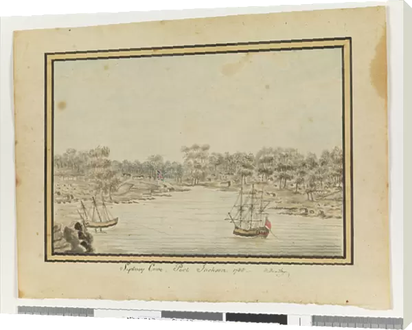Opp. p. 84. Sydney Cove, Port Jackson. 1788, c. 1802 (w  /  c)