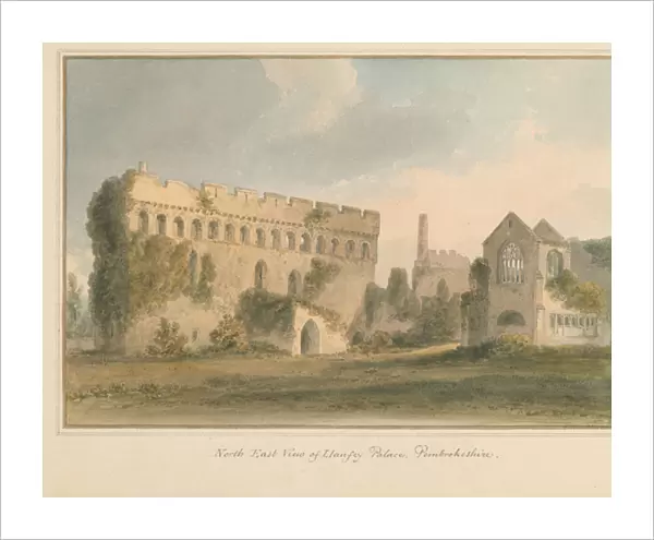 Wales - Pembrokeshire - Llanfey Palace, 1815 (w  /  c on paper)