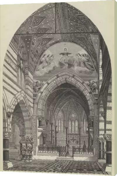 Church of St James the Less, Garden Street, Westminster (engraving)