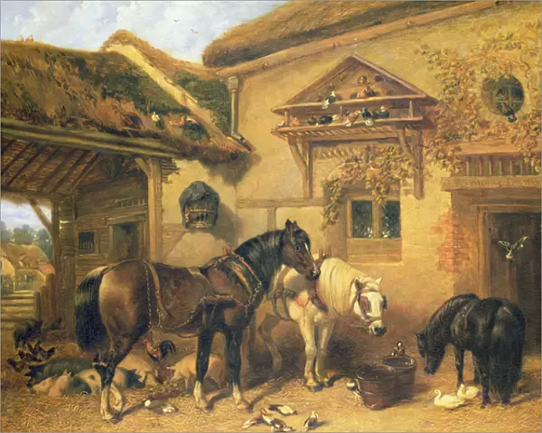 Cottage Door and Farmstead, 1843