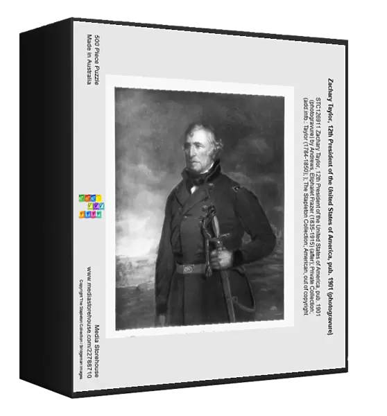 Zachary Taylor, 12th President of the United States of America, pub. 1901 (photogravure)