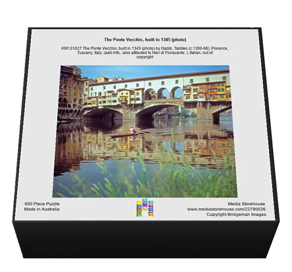 The Ponte Vecchio, built in 1345 (photo)
