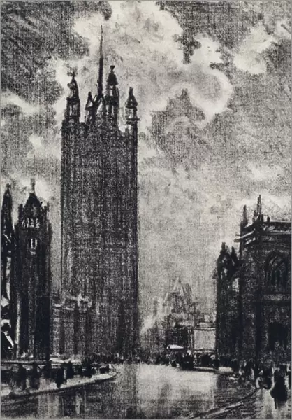 Victoria Tower (litho)