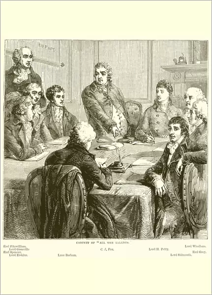 Cabinet of 'All the Talents'(engraving)