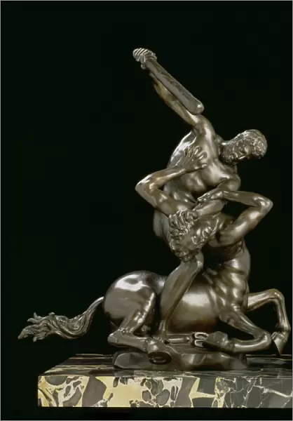 Hercules and the Centaur Eurytion (bronze)