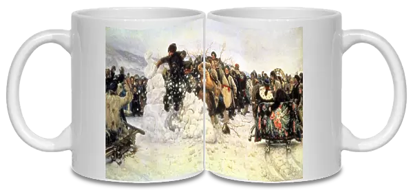 The Capture of the Snow Fortress, 1891 (oil on canvas)