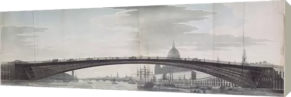 Drawing of a proposed single span bridge by Thomas Telford
