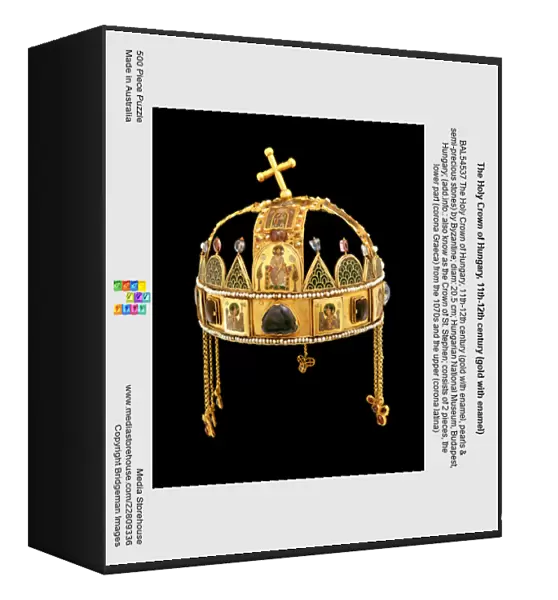 The Holy Crown of Hungary, 11th-12th century (gold with enamel