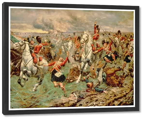 Waterloo: Gordons and Greys to the Front, 18th June, 1815