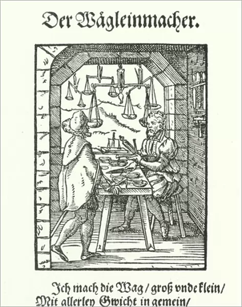 The Weighing Scales Maker (engraving)