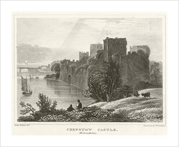 Chepstow Castle, Monmouthshire (engraving)