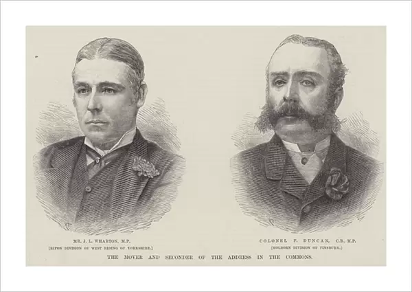 The Mover and Seconder of the Address in the Commons (engraving)