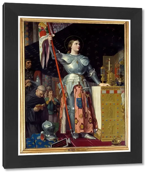 Portrait of Joan of Arc (1412 - 1431) at the Sacre of Charles VII (1429