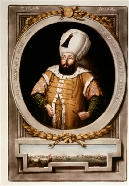Ottoman Empire: Portrait of Sultan Mehmet (Mehmed) III (1566-1603