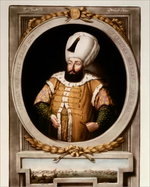 Ottoman Empire: Portrait of Sultan Mehmet (Mehmed) III (1566-1603