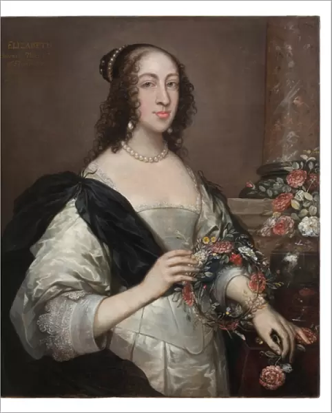 Elizabeth Wray, Baroness Norris, c. 1638, overpainted c. 1645 (oil on canvas)