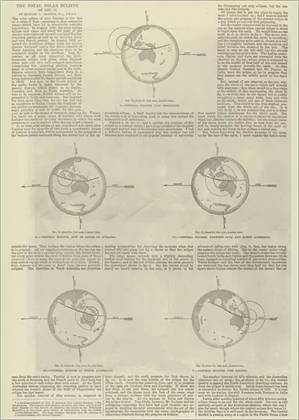 The Total Solar Eclipse of 12 December (engraving)