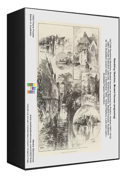 Rambling Sketches, Moated Houses (engraving)