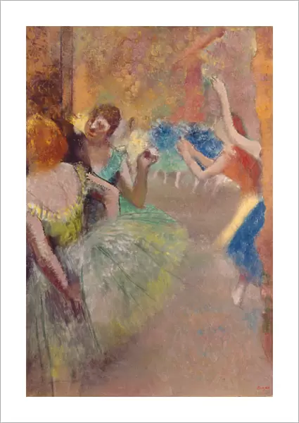 Ballet Scene; Scene de ballet, c. 1885 (oil on canvas)