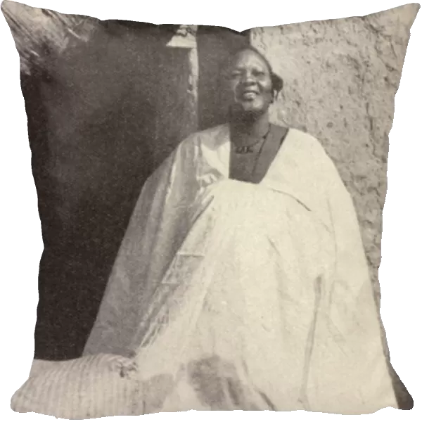 Woman from Timbuktu, mother of thirty children (b  /  w photo)