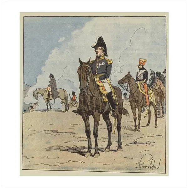 Le marechal Berthier (colour litho)