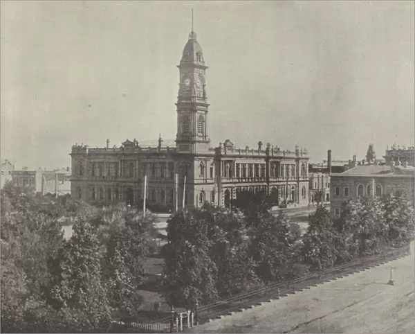 The General Post Office at Adelaide (b  /  w photo)
