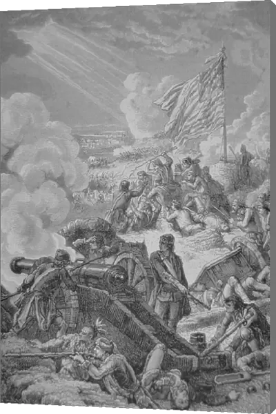 Battle of Bunker Hill, 17 June 1775 (litho)