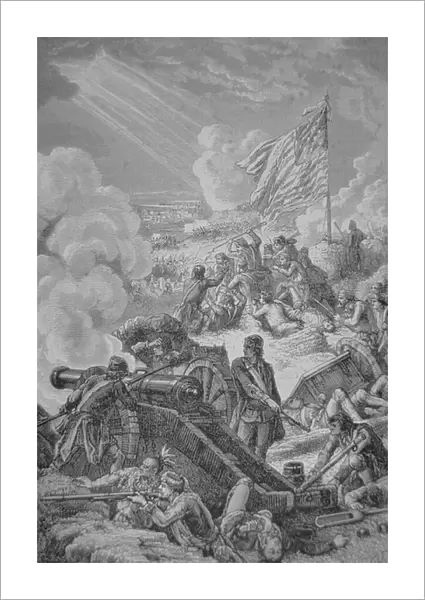 Battle of Bunker Hill, 17 June 1775 (litho)