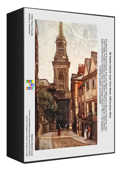 All Saints Church, from Turn Street, 1903 (colour litho)