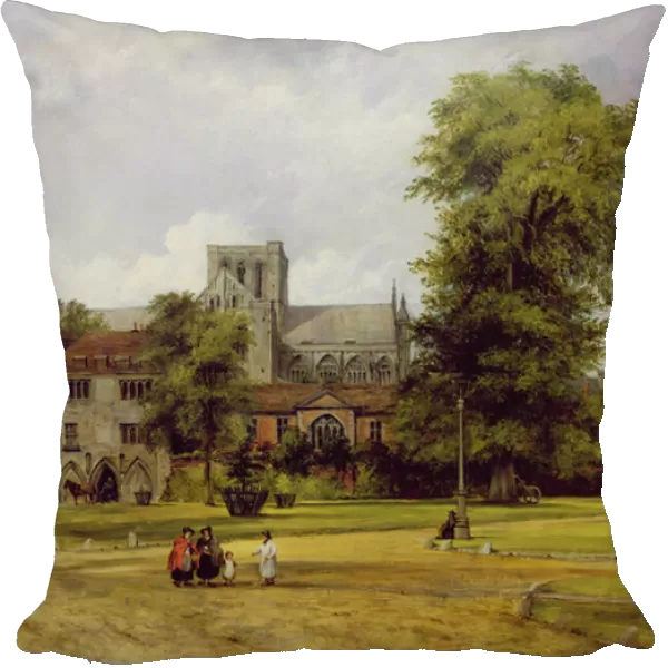 Winchester Cathedral, 1848 (oil on canvas)