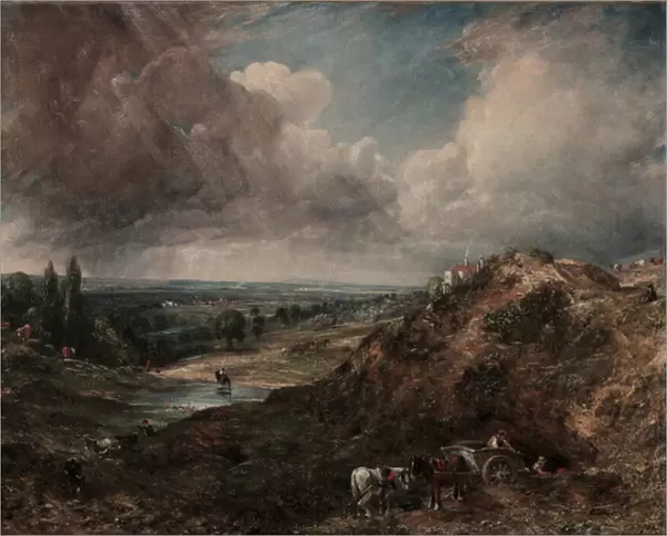 Branch Hill Pond, Hampstead, 1828 (oil on canvas)