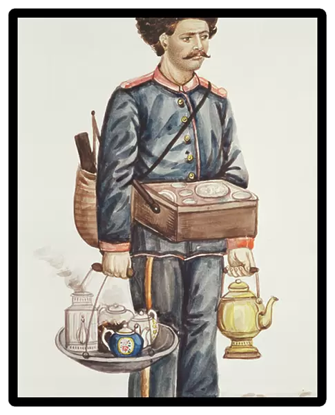 The travelling tea merchant (w  /  c on paper)