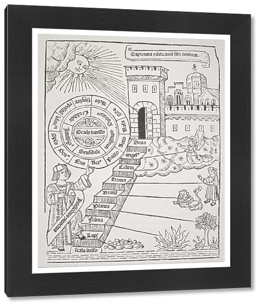 Steps leading to the Celestial City, copy of an illustration from